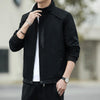 Autumn / Winter Men Jacket Casual Coat, Size: L(2110 Without Velvet Black)