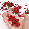 30 PCS / 3 Bags 1:12 Mini Doll House Kitchen Miniature Food Play Decoration Fruit Simulation Strawberry