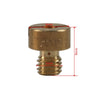10pcs / Set Motorcycle Carburetor Nozzle for VM22-VM26 / 125CC-250CC(Yellow)