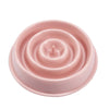 Slow Feeder Dog & Cat Bowl, Pink, Eco-Friendly Plastic