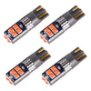 4 PCS T10 DC12V / 2W Car Clearance Light 10LEDs SMD-3030 Lamp Beads (Red Light)