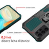 For Samsung Galaxy S24 Ultra 5G Armor Warrior Shockproof PC + TPU Phone Case(Army Green)
