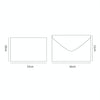 6pcs / Set Thank You Card Creative Half-Fold Greeting Card with Envelope
