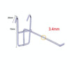 10pcs 3.5mm Supermarket Iron Grid Shelf Hook, Length: 20cm