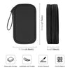 HAWEEL Electronic Organizer Double Layers Storage Bag for Cables, Charger, Power Bank, Phones, Earphones(Black)