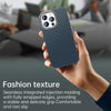 For iPhone 12 Pro Max Carbon Fiber Series IMD Phone Case(Blue)