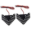 Universal Amber Sequential Yellow 33 LED 3528 SMD Arrows Light for Car Side Mirror Turn Signal (Pairs)