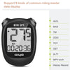 GIYO M3 LCD Display Bike GPS Cycling Computer Wireless Road Bicycle Stopwatch Velocimeter(White)
