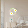 Children Room Warm Bedside Sunflower Wall Lamp, Color: Round Flowers Warm Light
