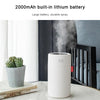 750ml Large Capacity Air Humidifier USB Rechargeable Wireless Ultrasonic Aroma Essential Oil Diffuser(White)