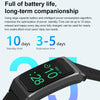 A8 1.98 inch 2 in 1 Bluetooth Earphone Silicone Strap Smart Watch, Support ECG / NFC(Brown)