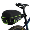 West Biking  Bicycle Shelf Mountain Road Bike Big Capacity Bag Riding Shelf Hard Shell Tail Bag  With Rain Cover(Green)