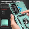 For Samsung Galaxy A16 5G Sliding Camshield Holder Phone Case(Green)