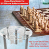 Round Chess Mold Stand Without Silicone Mold(Transparent)