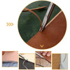 ER015 DIY Craft Leather Carving Leather Round Corner Tool Wood Handle Repair Device 1.4mm