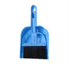 Mini Desktop Car Keyboard Sweep Cleaning Brush Small Broom Dustpan Set(Blue)