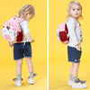 Animal Series SBR Kids Backpack School Bag With Traction Rope To Prevent Getting Lost(Bee)