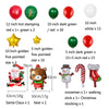1SD2021006 Christmas Party Decoration Aluminum Film Balloons, Style: Wreath