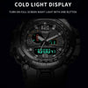 SMAEL 1545D Time Men Anti-falling Night Light Alarm Waterproof Sports Watch(Camouflage Army Green)