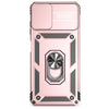For Samsung Galaxy A06 4G Sliding Camshield Holder Phone Case(Rose Gold)