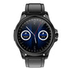 E89 1.32 Inch Screen Leather Strap Smart Health Watch Supports ECG Function, AI Medical Diagnosis, Body Temperature Monitoring(Black)