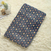 Thickened Lamb Wool Pet Bed, 69x52cm, Blue Stars - Cat & Dog