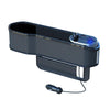 Digital Display Multifunctional Super Fast Charging Car Seat Gap Storage Box, Model: With Wireless Charging
