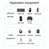 JINGHUA N800 Drive Free Sound Card Computer To Docking Station With Audio Interface, Interface: Type-C