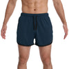 XXL Three Pants Men Gym Shorts Quick Dry Swimming Trunks(Navy)