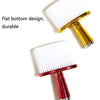 P6424 Hairdresser Sweeping Hair Brushes Hairdressing Nylon Soft Cleaning Brushes Home Hair Salons Shaving Broken Hair Brushes(Silver)