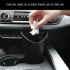 Car Umbrella Holder Waterproof Storage Bucket With Hook Clip(Black)