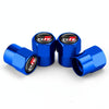 4pcs /Set For GR Metal Car Tire Valve Modification, Color: Blue