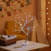 108 LEDs Copper Wire Tree Table Lamp Creative Decoration Touch Control Night Light (White Light)