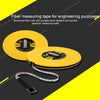Jianda Fiber Leather Tape Measure Disc-shaped Hand-operated Soft Ruler Construction Site Measurement Ruler(50m)