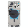 iPhone 13 Pro Max White Battery Back Cover with Keys & Wireless Charging