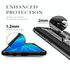 For Xiaomi Redmi Note 8 Pro Carbon Fiber Protective Case with 360 Degree Rotating Ring Holder(Black)