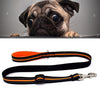 Reflective Dog Lead, Orange, Medium, Adjustable (100-140cm)