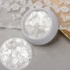10 Boxes Velvet Shells Mica Piece Nail Stickers Nail Sequins Jewelry(02 Big Pieces)