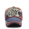 13948 Shark Pattern Washable Baseball Cap Spring and Autumn Sun Hat, Size:One Size(Grey)