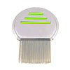 Stainless Steel Pet Flea Comb - Green - Dogs & Cats