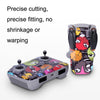Sunnylife MM2-TZ452 For DJI Mini 2 Waterproof PVC Drone Body + Arm + Remote Control Decorative Protective Stickers Set(Drawing Red)