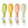 Portable Cactus Folding Air Cushion Comb Anti-Static Fine Tooth Scalp Massage Comb(Dark Green)