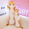 Soft Cute Pet Long Cat Pillow Plush Toy Sleeping Doll Lazy Doll, Size:Height 70cm(Yellow)