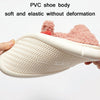 Winter Indoor Thick-Soled Rabbit Ear Bowknot Warm Cotton Slippers, Size: 40-41(Pink)