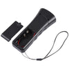 Ultrasonic Dog Repeller & LED Flashlight - Black