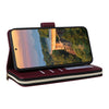 For Samsung Galaxy S23+ 5G Nine-card Slots Zipper Wallet Bag Leather Phone Case(Wine Red)