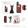 Dog Training Collar 500m Remote Shock Waterproof Orange