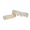 Halloween Accessories Micro-Inlaid Zircon Hip-Hop Braces, Colour: Gold Suit