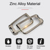 Car Luminous All-inclusive Zinc Alloy Key Protective Case Key Shell for Volkswagen A Style Folding 3-button(Silver)