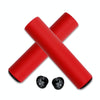 MEROCA Mountain Bike Grip Cover Shock Absorbic Silicone Handlebar Sponge Cover(Red)